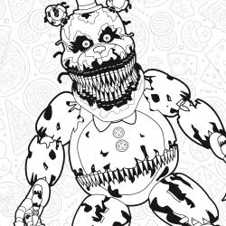 FNAF para imprimir e colorir