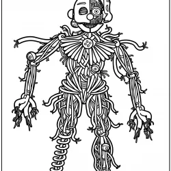 FNAF para imprimir e colorir