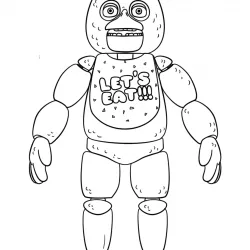FNAF para imprimir e colorir