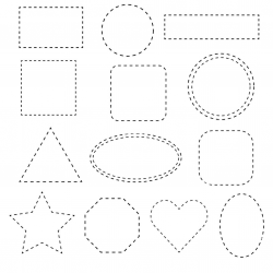 Formas para imprimir e colorir