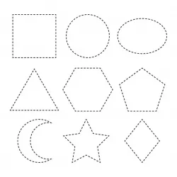 Formas para imprimir e colorir