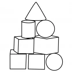 Formas para imprimir e colorir