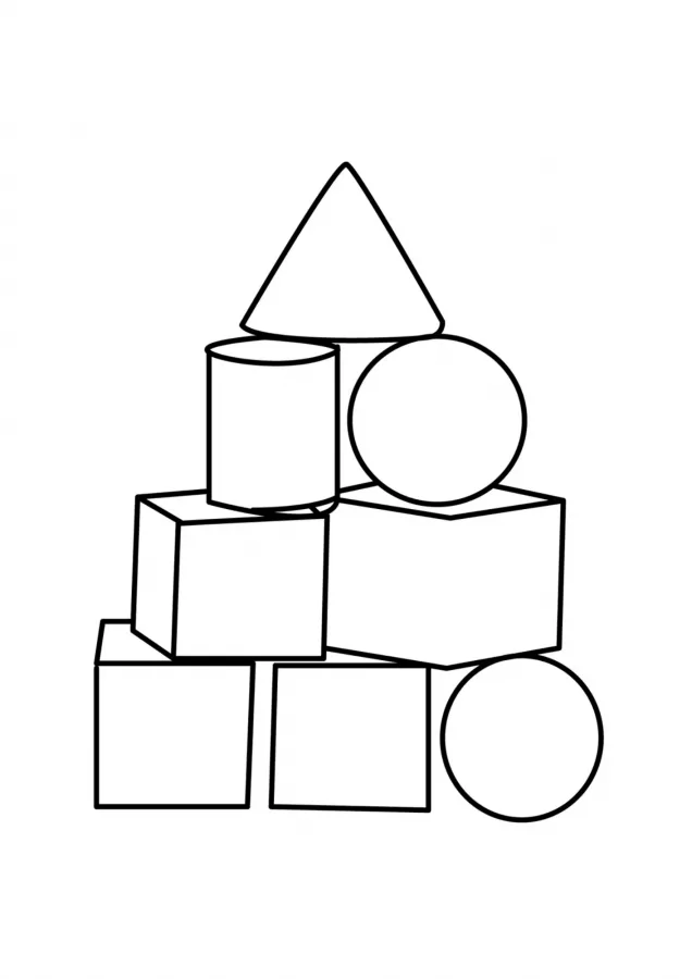 Formas para imprimir e colorir
