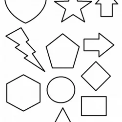 Formas para imprimir e colorir