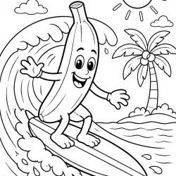 Frutas para imprimir e colorir