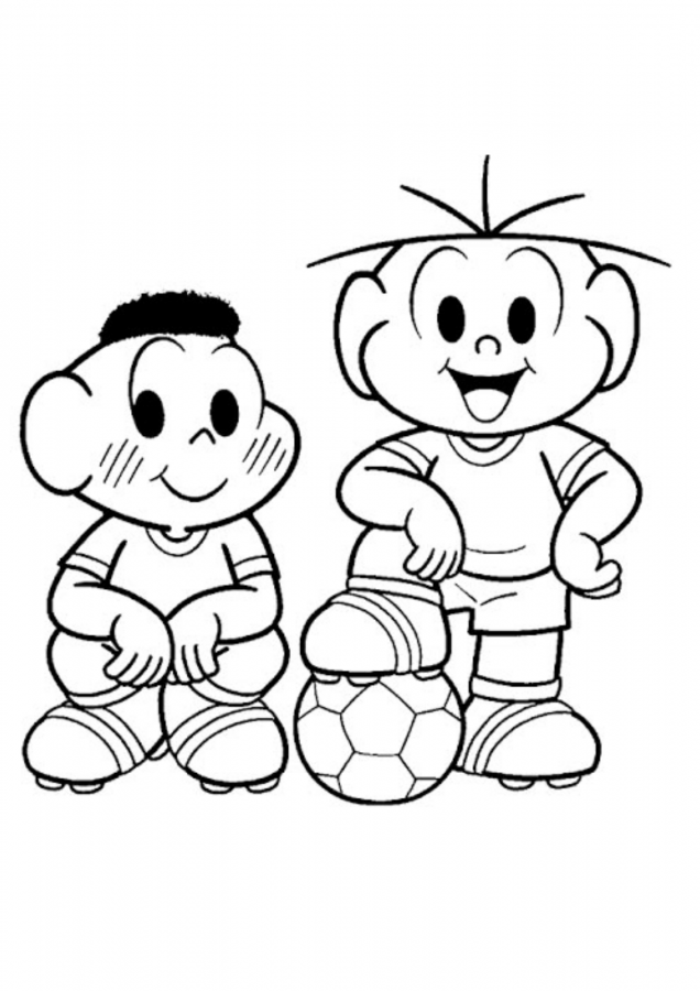 Futebol para imprimir e colorir