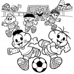 Futebol para imprimir e colorir
