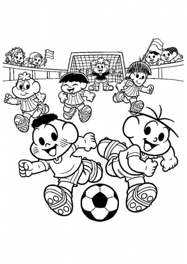 Futebol para imprimir e colorir