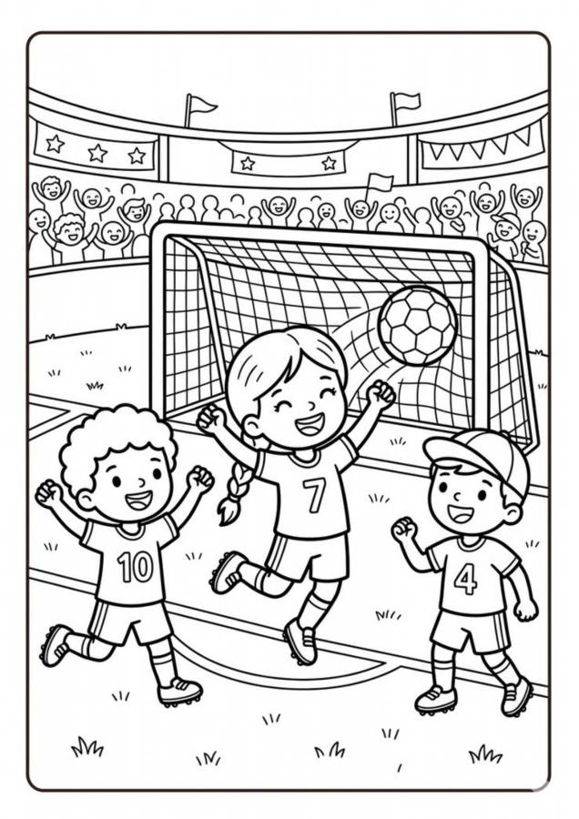 Futebol para imprimir e colorir