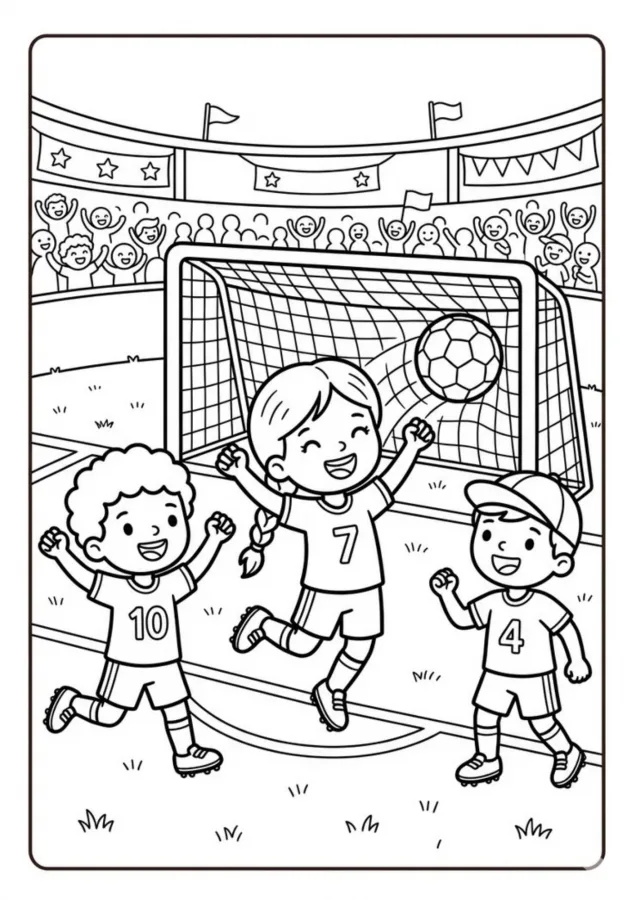 Futebol para imprimir e colorir