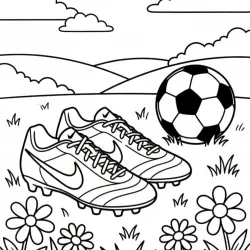 Futebol para imprimir e colorir