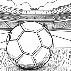 Futebol para imprimir e colorir