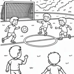 Futebol para imprimir e colorir
