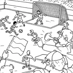 Futebol para imprimir e colorir