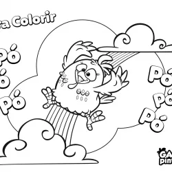 Galinha Pintadinha para imprimir e colorir