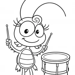 Galinha Pintadinha para imprimir e colorir