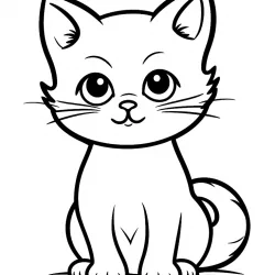 Gatos para imprimir e colorir