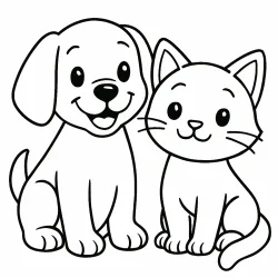 Gatos para imprimir e colorir
