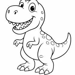 Dinossauros para imprimir e colorir