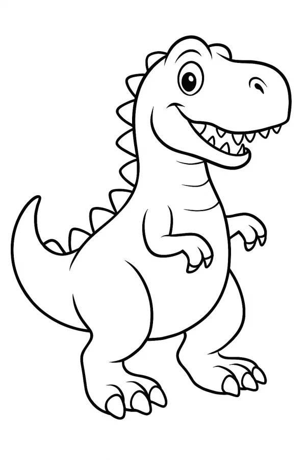 Dinossauros para imprimir e colorir
