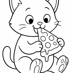 Gatos para imprimir e colorir