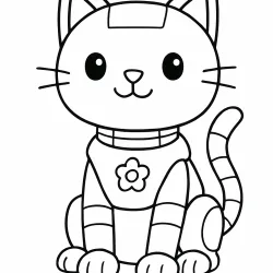 Gatos para imprimir e colorir