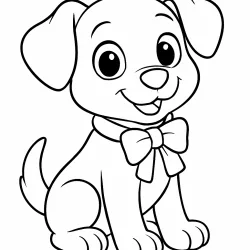 Cachorros para imprimir e colorir