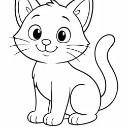 Gatos para imprimir e colorir