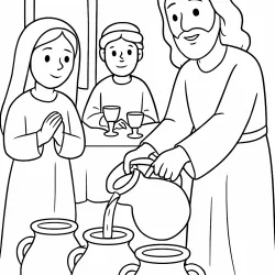 Jesus para imprimir e colorir