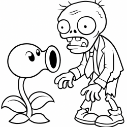 Plants vs. Zombies para imprimir e colorir