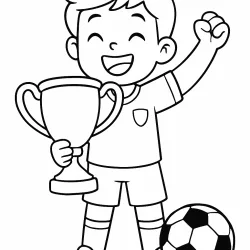 Copa do Mundo para imprimir e colorir