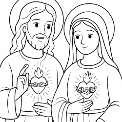 Jesus para imprimir e colorir