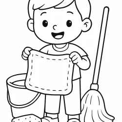 Meninos para imprimir e colorir