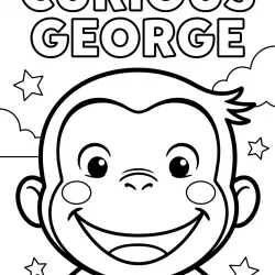 George, o Curioso para imprimir e colorir