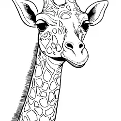 Girafas para imprimir e colorir