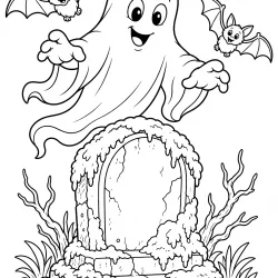 Halloween para imprimir e colorir