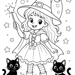 Halloween para imprimir e colorir