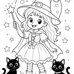 Halloween para imprimir e colorir