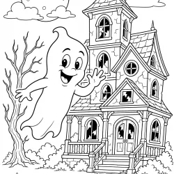 Halloween para imprimir e colorir