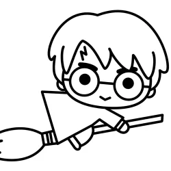 Harry Potter para imprimir e colorir