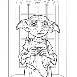 Harry Potter para imprimir e colorir
