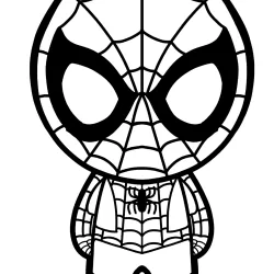 Homem-Aranha para imprimir e colorir