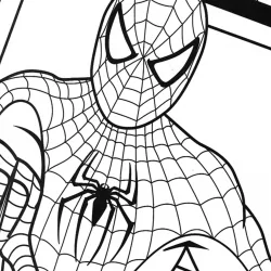 Homem-Aranha para imprimir e colorir