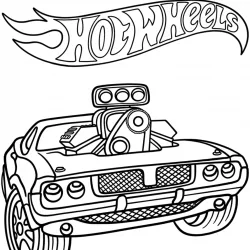 Hot Wheels para imprimir e colorir