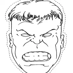 Hulk para imprimir e colorir
