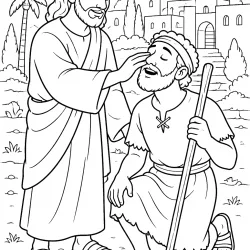 Jesus para imprimir e colorir