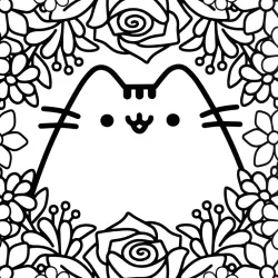 Kawaii para imprimir e colorir