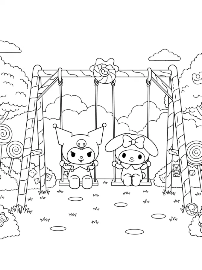 Kuromi e My Melody