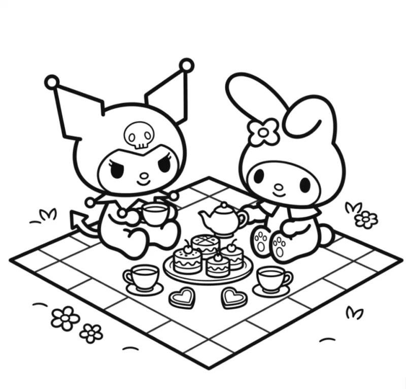 Kuromi e My Melody