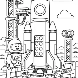 Lego para imprimir e colorir
